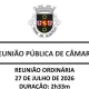 Reunião Ordinária da Câmara Municipal de Viana do Alentejo | 27 de julho de 202…