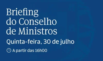 Assista à transmissão em direto do Briefing do Conselho de Ministros nas redes s…