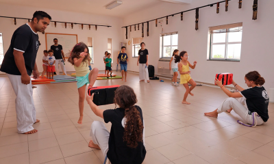 Aulas de capoeira no Educ’arte