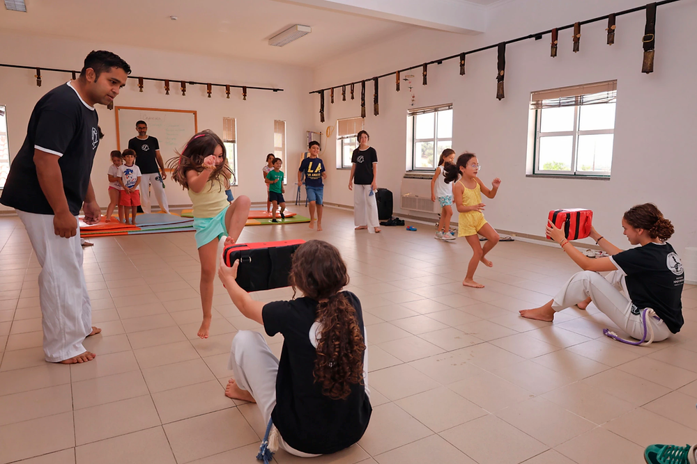 Aulas de capoeira no Educ’arte