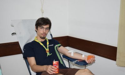 35 dadores de sangue na colheita