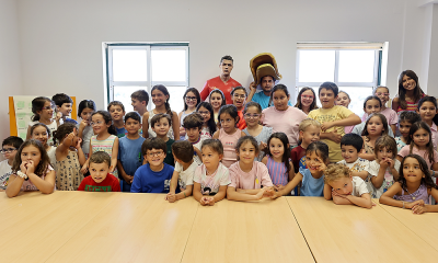 Crianças do Educ’Arte participaram em oficina de arte em papel