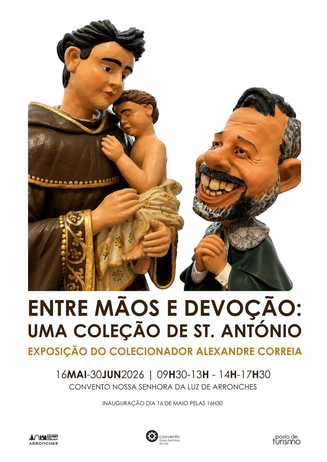 EXPOSIÇÃO | ‘ENTRE MÃOS E DEVOÇÃO: UMA COLEÇÃO DE SANTO ANTÓNIO’ DE ALEXANDRE CO…