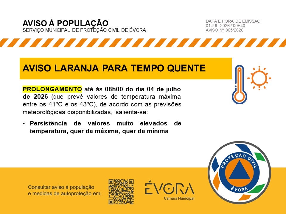 01JUL2026 – 09h40
De acordo com a informação recebida do Instituto Português do …