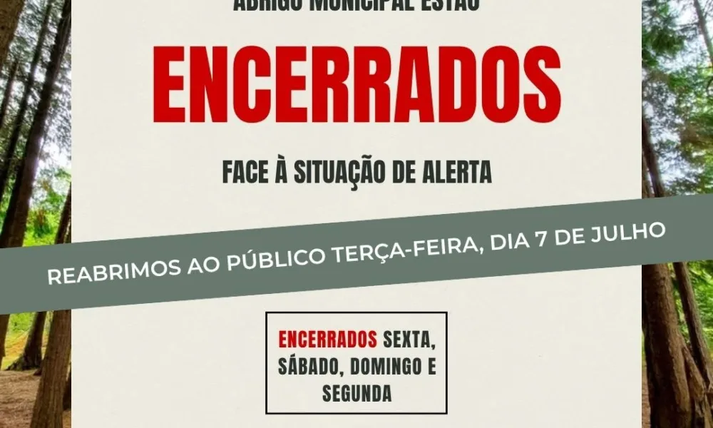 Situação de Alerta: Parque Biológico e Abrigo Municipal de Lamego encerrados