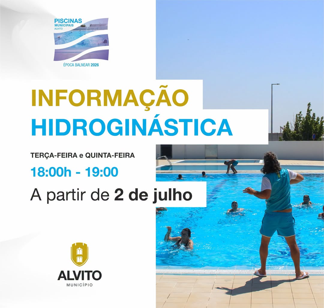 Hidroginástica nas Piscinas Municipais de Alvito 

A prática de atividade físic…