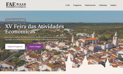 É oficial. O site da FAE — Feira das Atividades Económicas de Arronches — está n…
