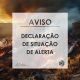 AVISO – DECLARAÇÃO DE SITUAÇÃO DE ALERTA

Face às previsões meteorológicas para …