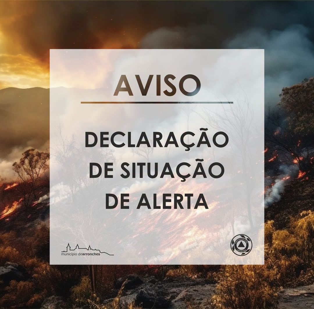 AVISO – DECLARAÇÃO DE SITUAÇÃO DE ALERTA

Face às previsões meteorológicas para …