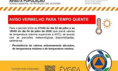 02JUL2026 – 07h00
De acordo com a informação recebida do Instituto Português do …