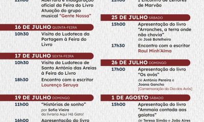 Conheça a programação da XXI Feira do Livro de Marvão!

 15 de julho a 2 de ago…