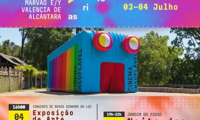 Estão prestes a iniciar as sessões de Cinema Insuflável no Jardim do Fosso, uma …