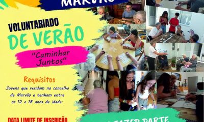 “Caminhar Juntos” – Clube do Voluntariado Jovem de Marvão

 3 a 21 de agosto
 1…