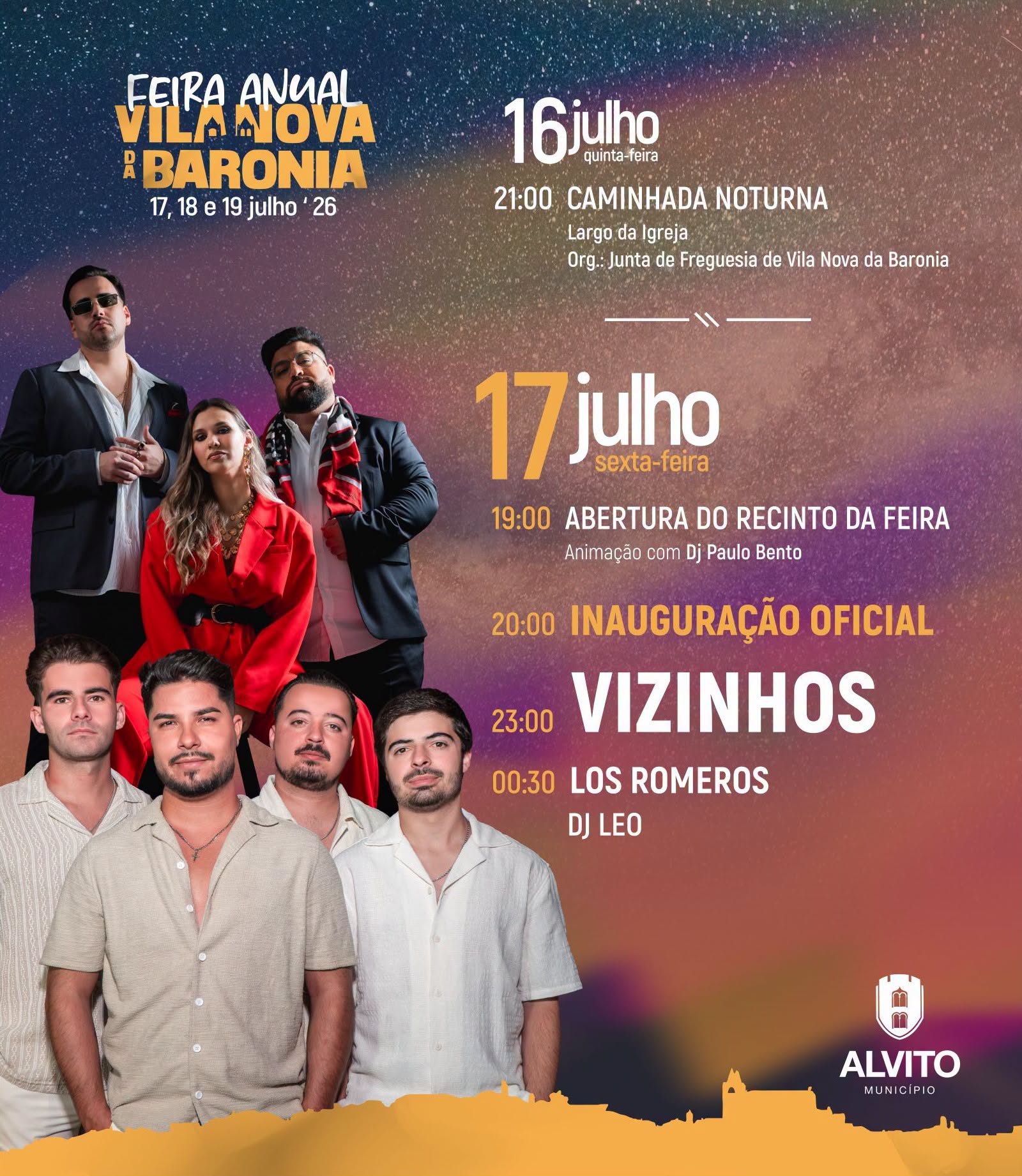 Feira Anual de Vila Nova da Baronia | 17 a 19 de julho

Conheça o programa compl…