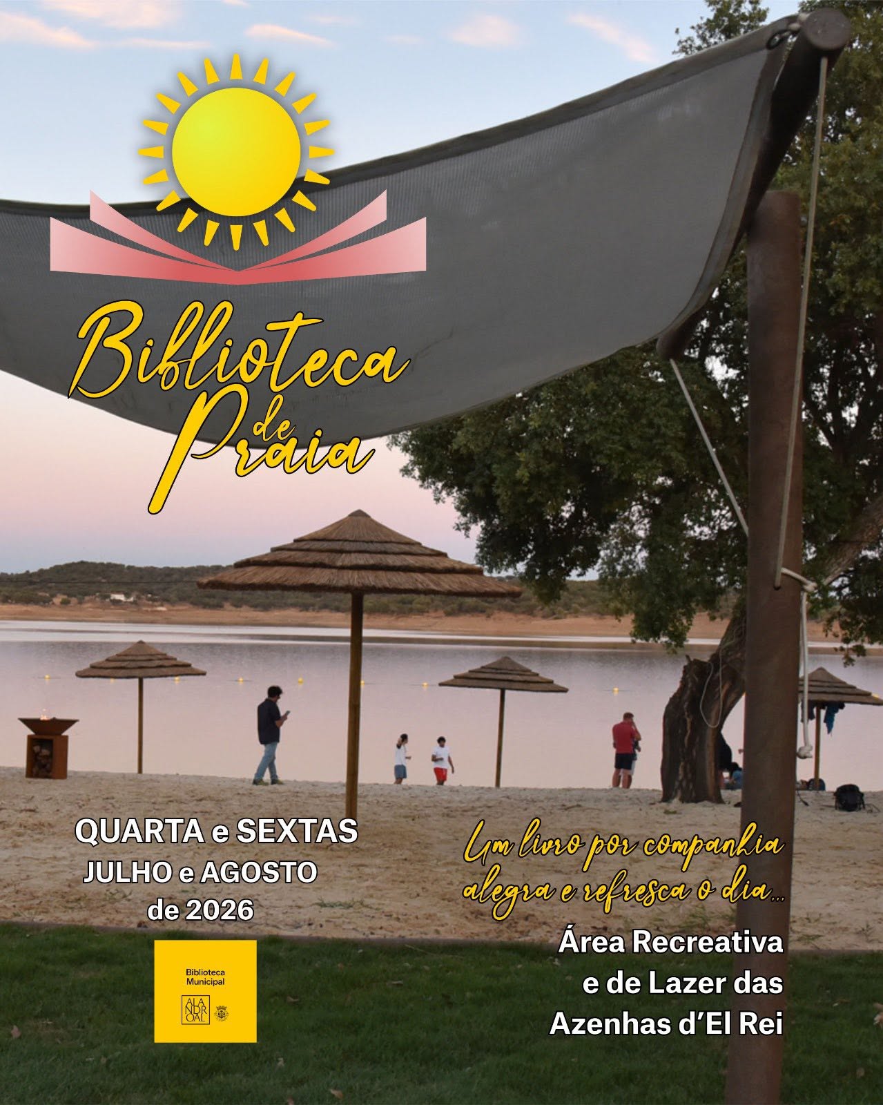 Encontre a Biblioteca junto à água  

Biblioteca de Praia  todas as quartas e se…