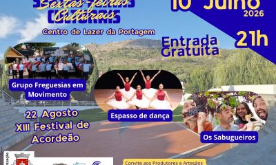 DIVULGAÇÃO

 Sexta-Feira Cultural
 Hoje
 21h00
 Anfiteatro do Centro de Lazer d…
