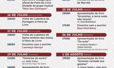XXI Feira do Livro de Marvão

 15 de julho a 2 de agosto
 Salão Nobre dos Paços…