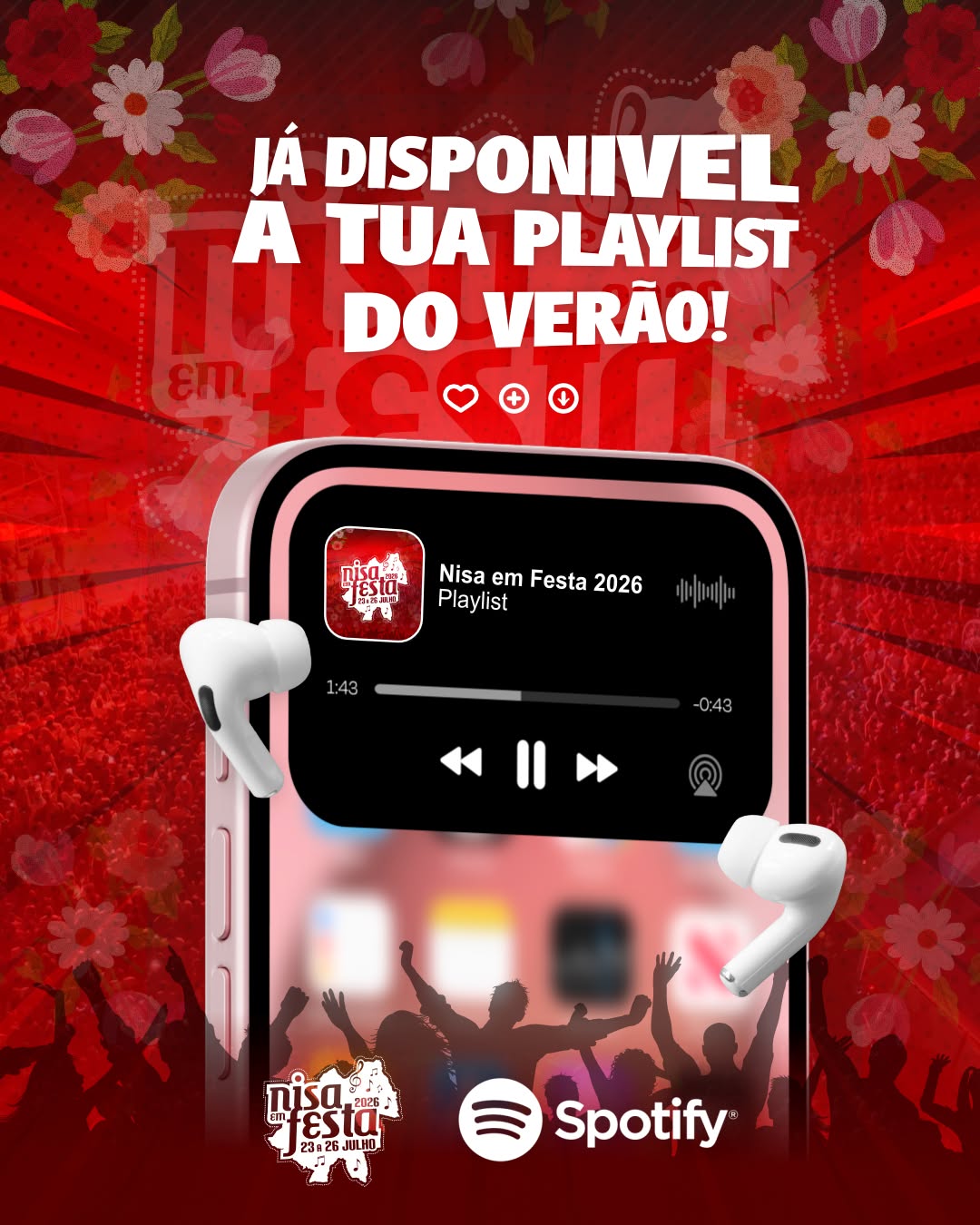 Está quase, quase a chegar mais uma edição do Nisa em Festa 2026!
Enquanto a f… Está quase, quase a chegar mais uma edição do Nisa em Festa 2026!
Enquanto a f…