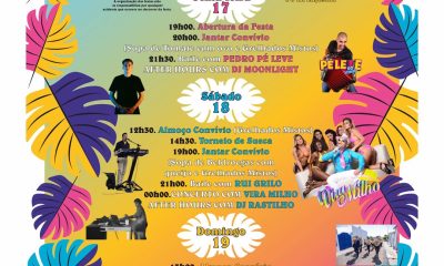 Festas Populares dos Orvalhos 
 17, 18 e 19 de julho 
 Orvalhos 

#municipiodeal…