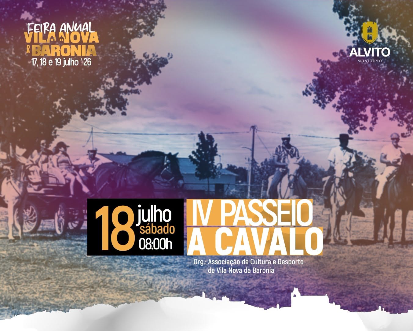 Feira Anual de Vila Nova da Baronia 

18 de julho 

No segundo dia da Feira, a m…