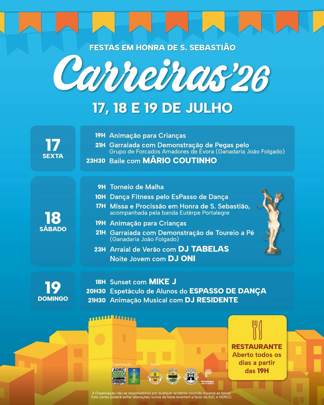 DIVULGAÇÃO DE ATIVIDADES A DECORRER NO CONCELHO 
Com o apoio do Município de Po…