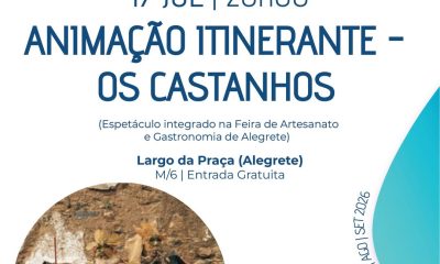 CULTURA NAS FREGUESIAS 2026

Dia 17 de julho, às 20h00, não perca a animação it…