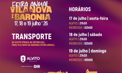 Feira Anual de Vila Nova da Baronia – Transportes 

O Município de Alvito garant…