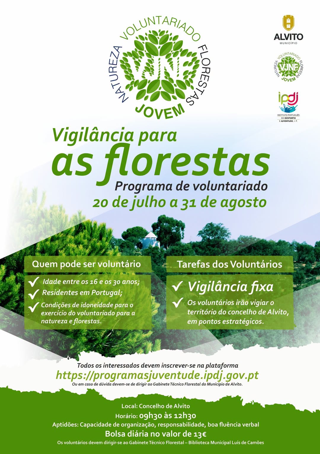 Vigilância para as Florestas | Programa de Voluntariado Jovem 

Gostas da natur…
