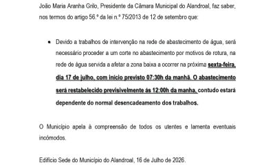 Corte de Água 
 17 de julho
Zona Baixa, Terena

#CorteDeAgua
#Terena