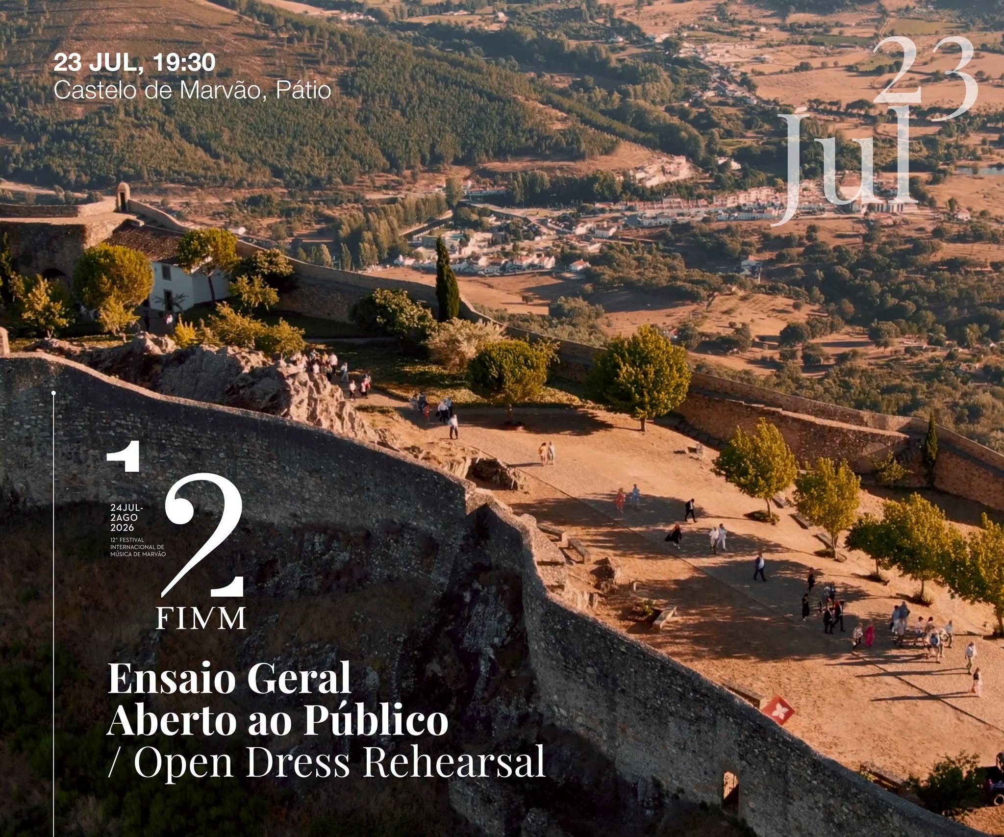 12º Festival Internacional de Música de Marvão – Ensaio geral aberto ao público…