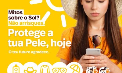 DIVULGAÇÃO | CAMPANHA PELE E SOL 2026 – APCC
Mitos sobre o Sol? Não arrisques!

…