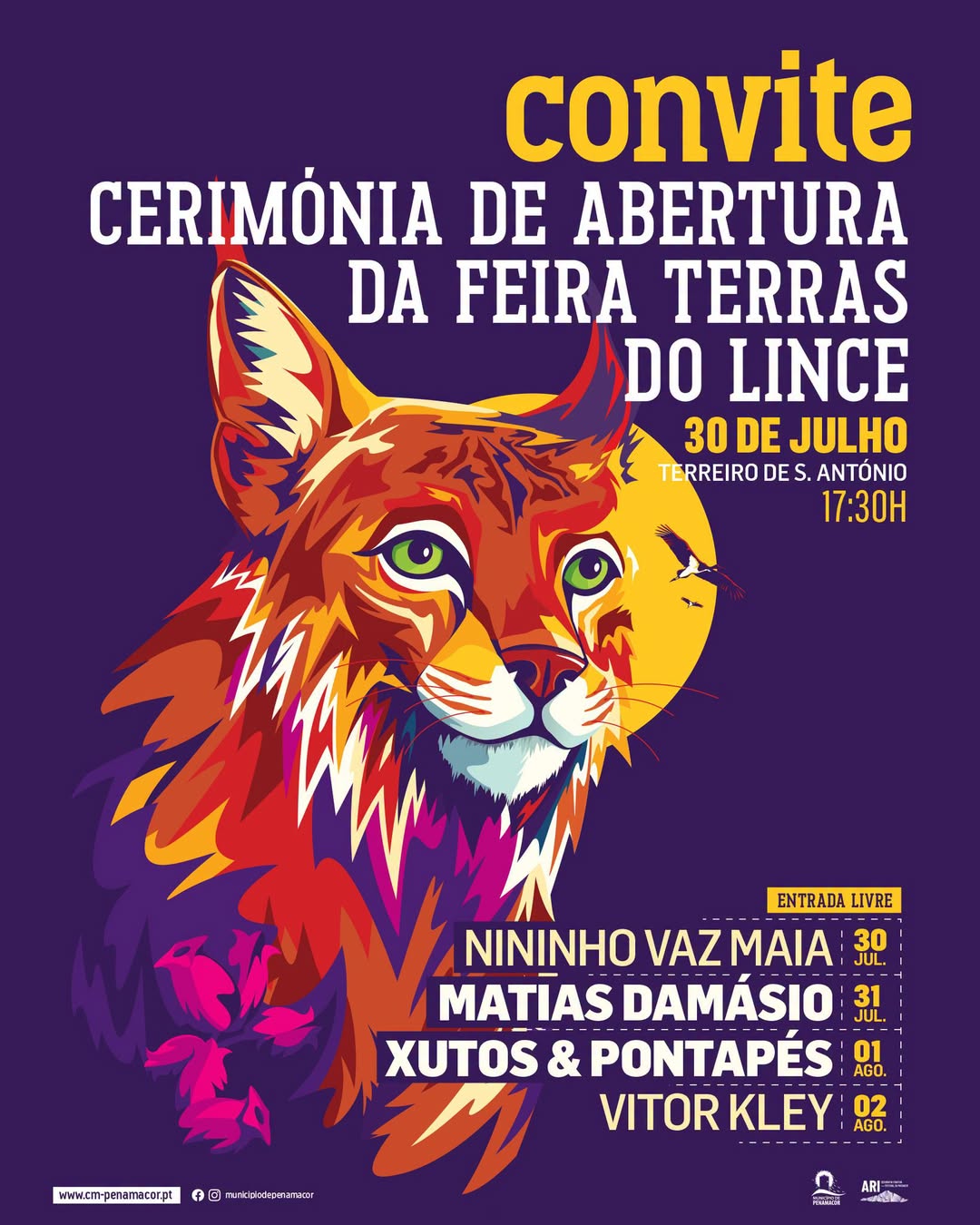 Feira Terras do Lince arranca a 30 de julho

A Feira Terras do Lince 2026 tem in…