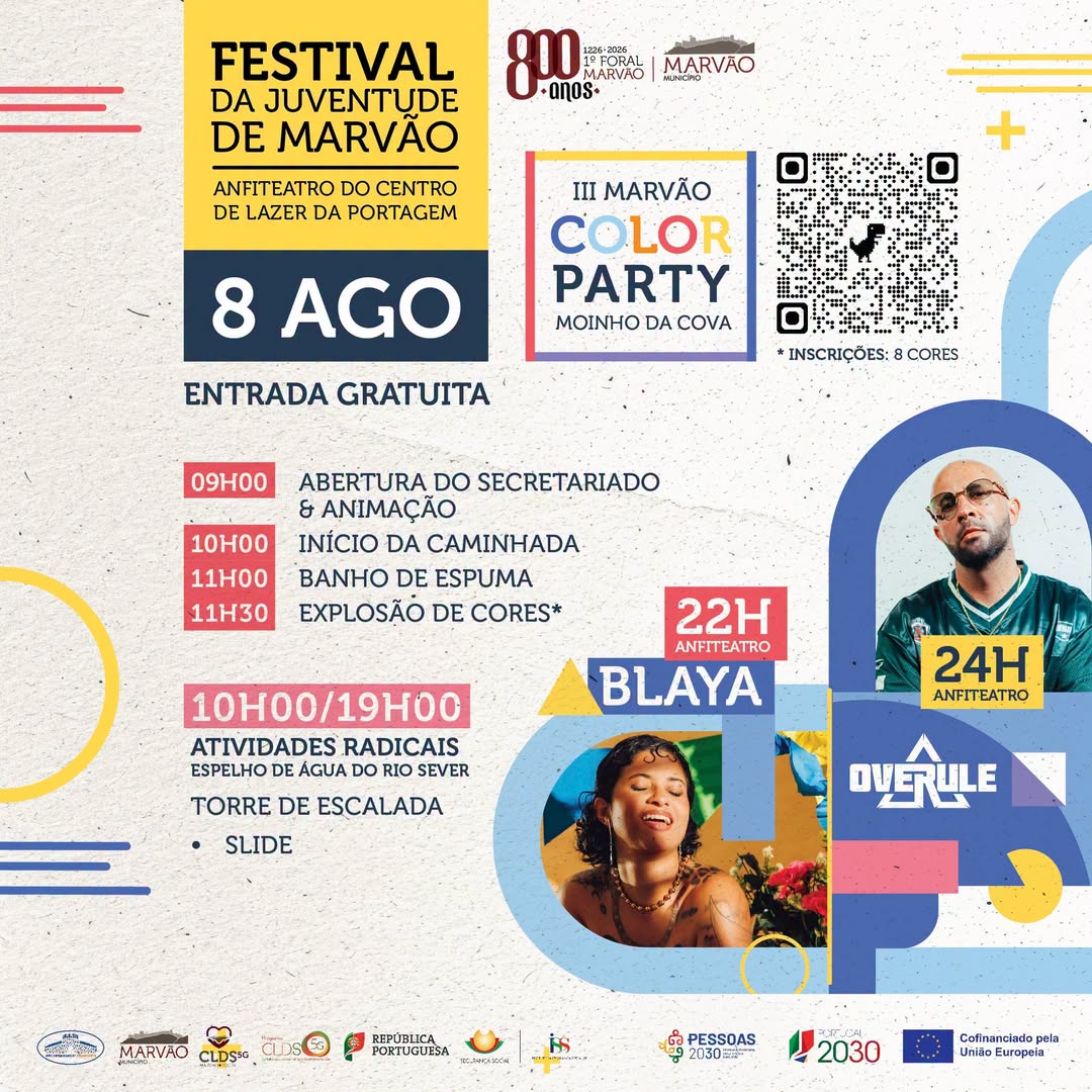 Festival da Juventude de Marvão 
 Centro de Lazer da Portagem
 8 de agosto

 II…