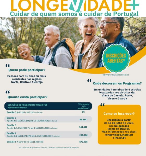 𝐏𝐫𝐨𝐣𝐞𝐭𝐨 𝐈𝐍𝐀𝐓𝐄𝐋 𝐋𝐨𝐧𝐠𝐞𝐯𝐢𝐝𝐚𝐝𝐞+

No âmbito do Projeto INATEL Longevidade+, cofinanci…