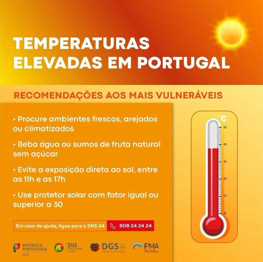 ALERTA AMARELO até às 18h00 de dia 29 de julho 

Face à previsão atual de temper…