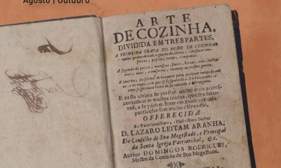 Exposição temporária do livro de receitas “Arte de Cozinha, dividida em tres par…