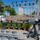 O Templo Romano já se começa a engalanar para receber, esta noite, um cenário ún…
