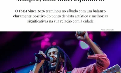 A 26.ª edição do FMM Sines – Festival Músicas do Mundo terminou no dia 25 de jul…