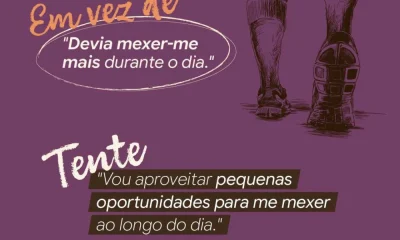 A atividade física começa muito antes do ginásio. 
Começa quando escolhe subir a…