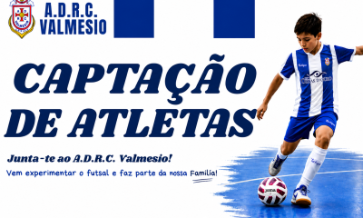ADRC Valmesio abre captações para reforçar equipas de futsal na época 2026/2027