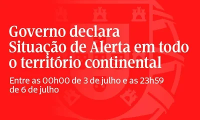 AVISO À POPULAÇÃO
«SITUAÇÃO DE ALERTA»
«PERIGO DE INCÊNDIO RURAL»

Face às previ…