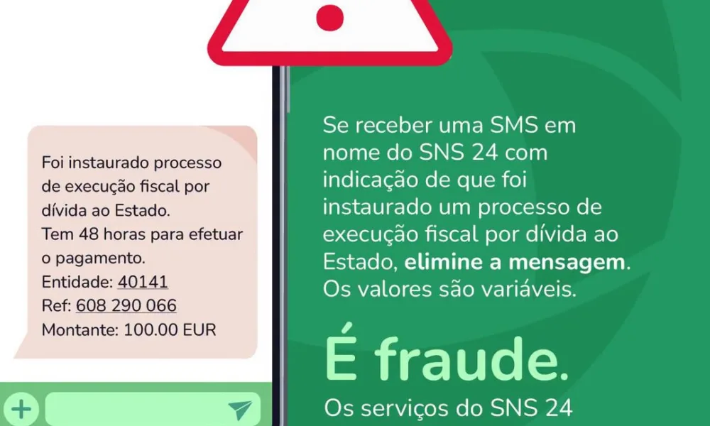 Alerta de Fraude – Novas mensagens falsas por SMS em nome do SNS 24

 O Ministé…