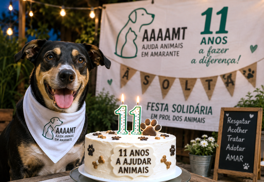 Amarante celebra 11.º aniversário da AAAAMT com festa solidária em prol dos animais