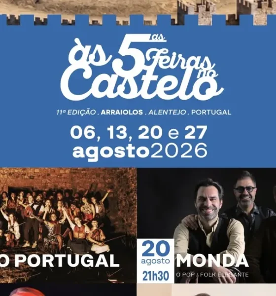 Arraiolos 
Às 5ªas Feiras no Castelo