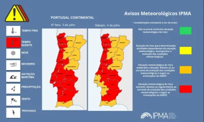 Atenção aos Avisos Meteorológicos em Portugal Continental para hoje e amanhã.
C…