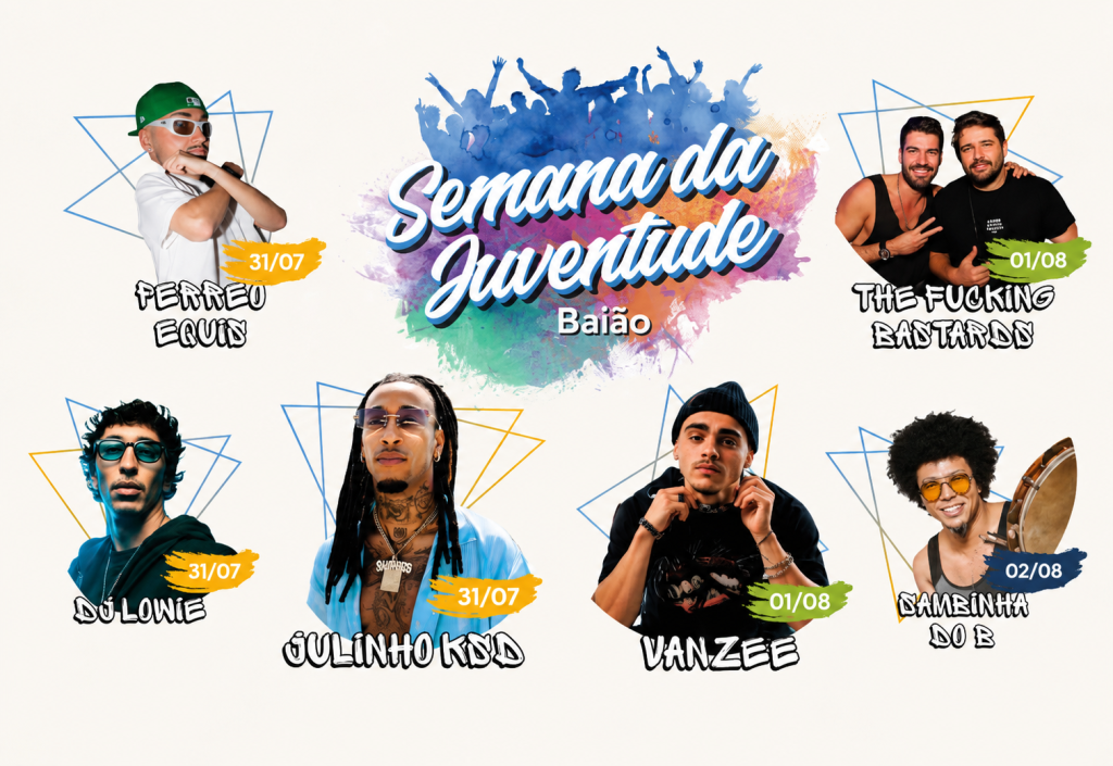 Baião recebe seis dias de concertos, desporto e atividades gratuitas na Semana da Juventude
