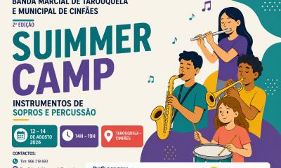 Banda Marcial de Tarouquela promove segunda edição do Summer Camp para jovens músicos em agosto