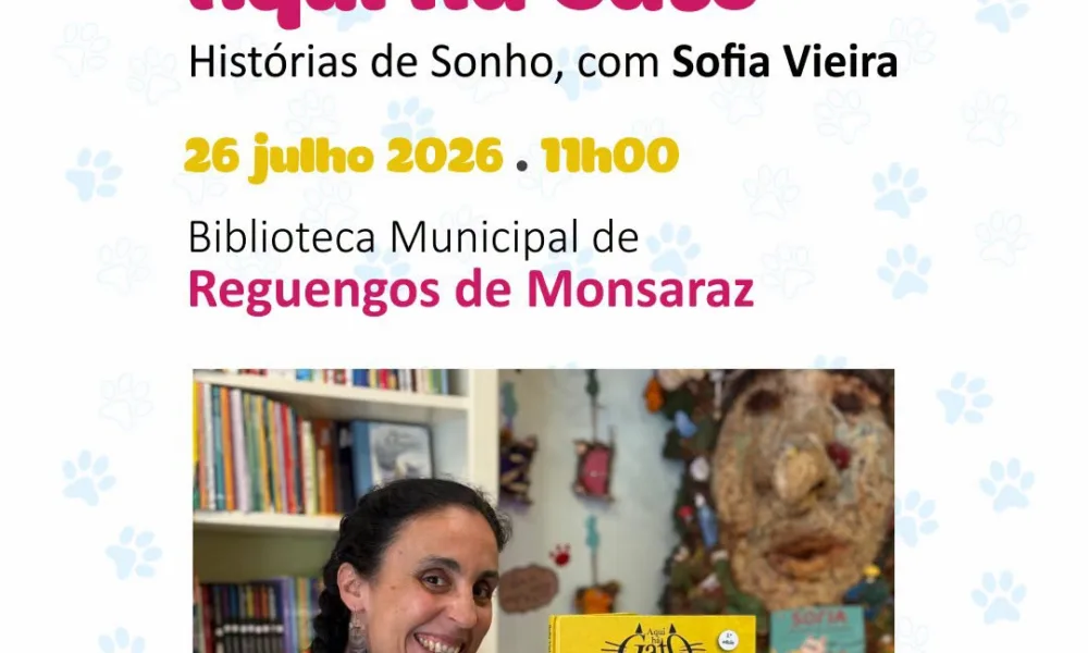Biblioteca Municipal | Aqui Há Gato: Histórias de Sonho com Sofia Vieira

A Bibl…