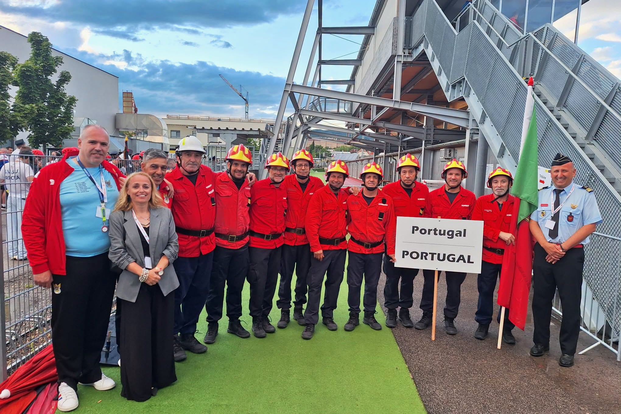 Bombeiros do Marco conquistam prata mundial e alcançam a melhor prestação portuguesa na Áustria