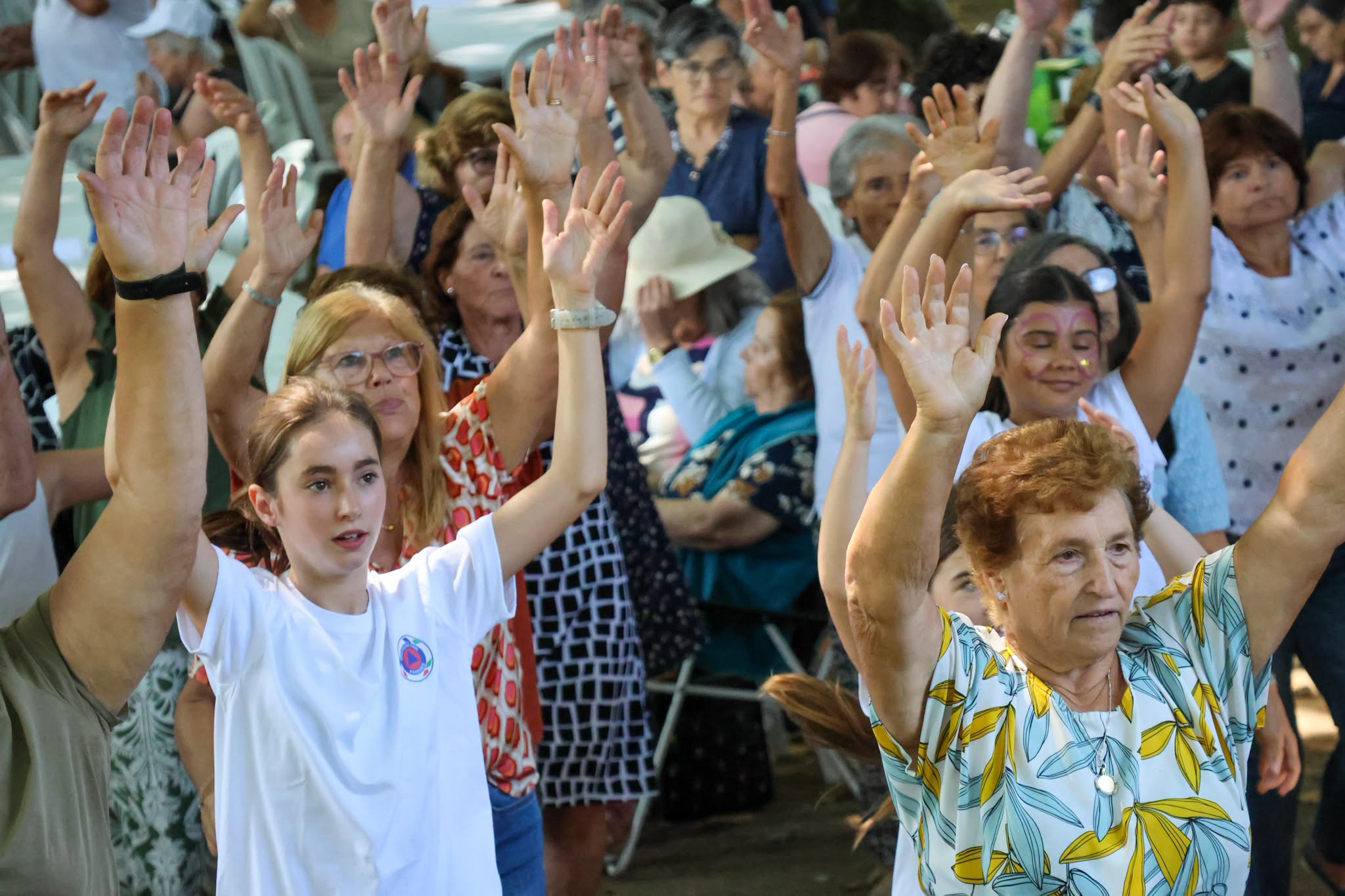 Cerca de 1300 participantes celebraram o Dia dos Avós no Parque da Cidade de Paredes